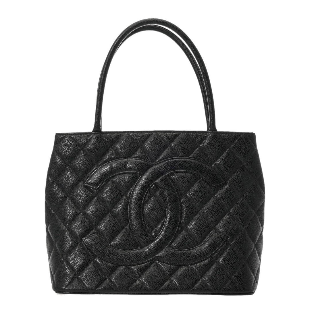 CHANEL RE-ISSUE TOTE BLACK TOTE BAG: CHANEL Re-issue Tote black Tote Bag Brand: CHANEL Type: Tote Bag Material: Caviarskin Color: black × Gold Metal Size: H:about 9.8inch W:about 11.8inch (Bottom) D:about 5.9inch Handle:about 15.7in