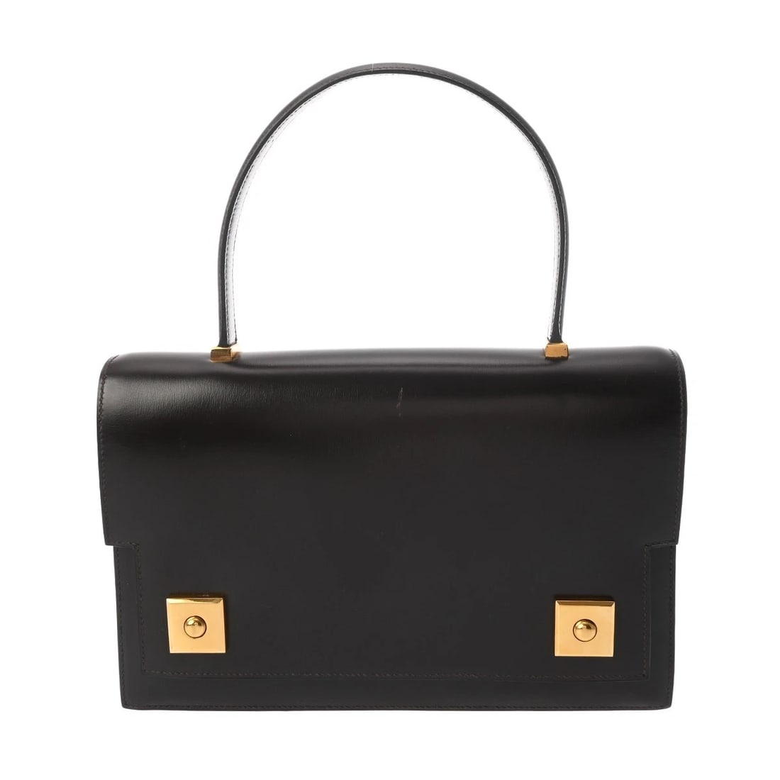 HERMES PIANO BOX SCARF BLACK HANDBAG (1 of 7)