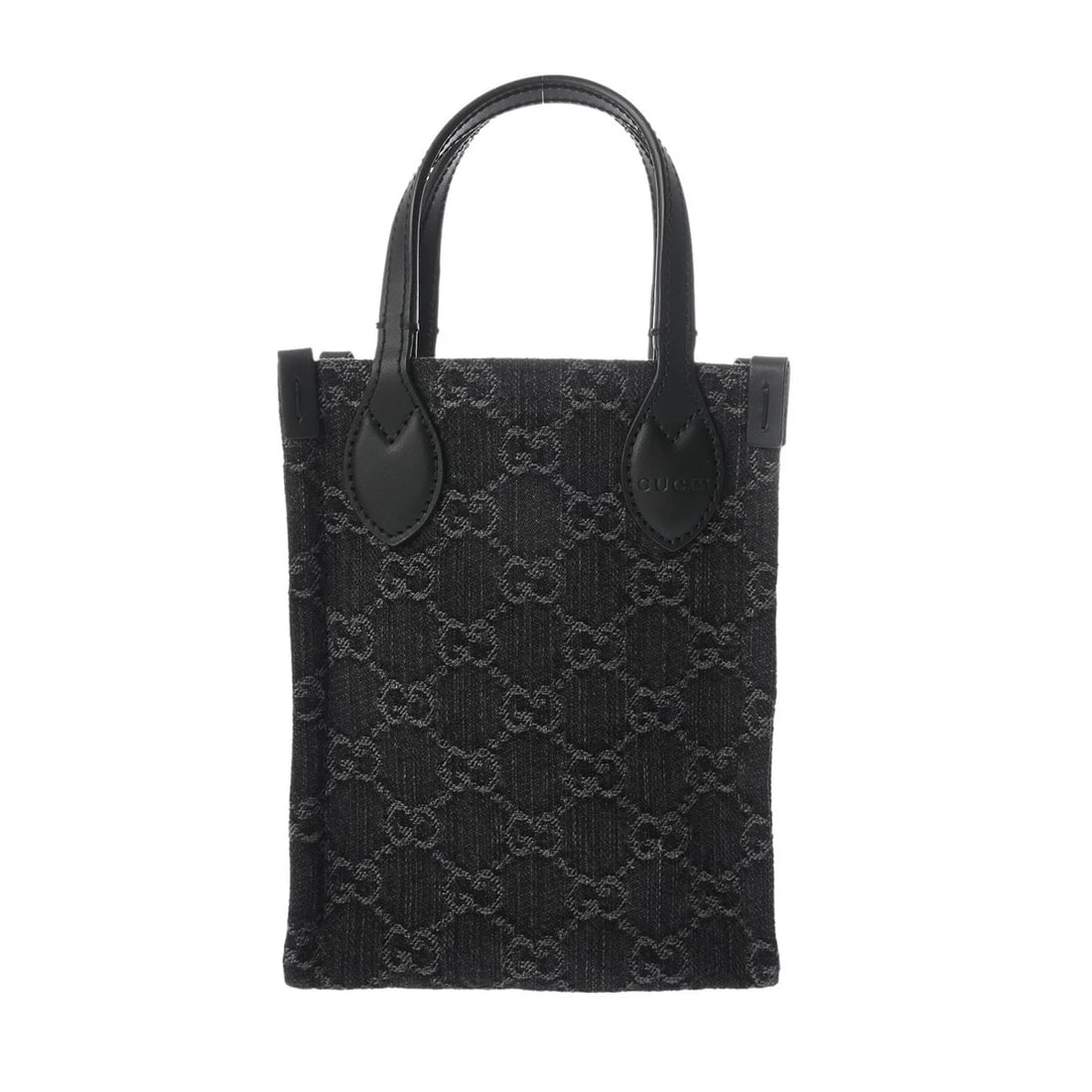 GUCCI MINI BAG OFIDIA LEATHER BLACK SHOULDER BAG: GUCCI Mini bag Ofidia leather black Shoulder Bag Brand: GUCCI Type: Shoulder Bag Material: leather/GG denim Color: black × SilverMetal Size: H:about 7.3inch W:about 5.7inch D:about 2.8inch Should