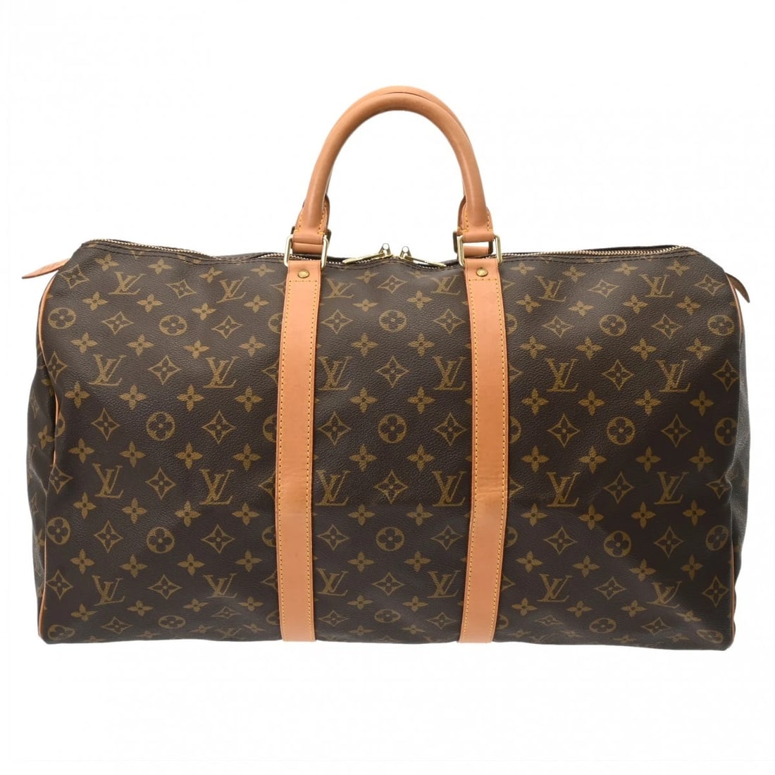 LOUIS VUITTON KIEPOL 50 CANVAS BROWN UNISEX BOSTON BAG: LOUIS VUITTON Kiepol 50 canvas Brown unisex Boston bag Brand: LOUIS VUITTON Type: Boston bag Material: Monogram canvas Color: Brown Size: H:about 10.8inch W:about 19.7inch D:about 8.5inch Accesso