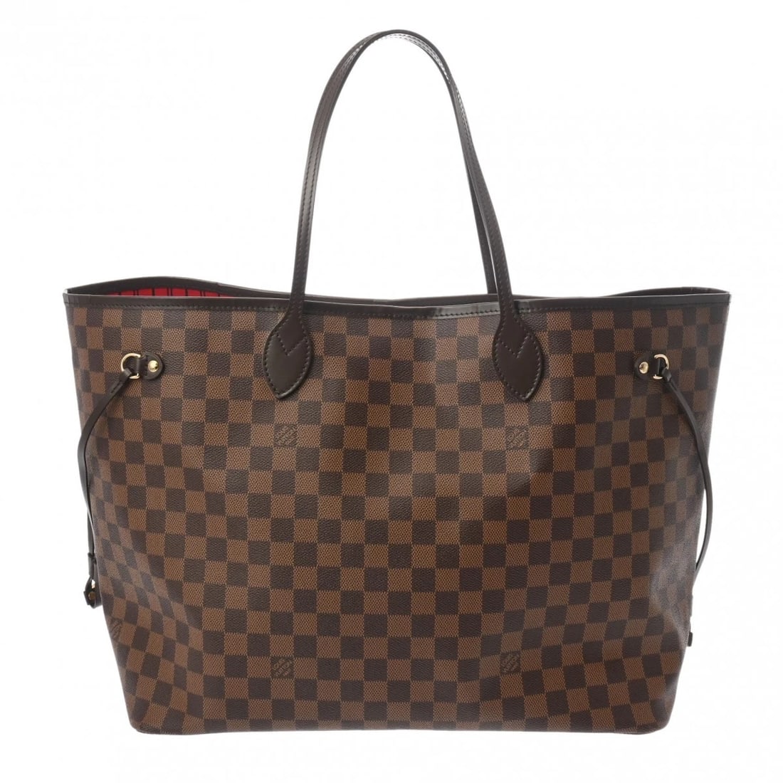 LOUIS VUITTON NEVERFULL GM CANVAS SLYS TOTE BAG: LOUIS VUITTON Neverfull GM canvas Slys Tote Bag Brand: LOUIS VUITTON Type: Tote Bag Material: Damier canvas Color: Slys Size: H:about 12.6inch W:about 15.6inch (Bottom) D:about 7.7inch Handle:abou