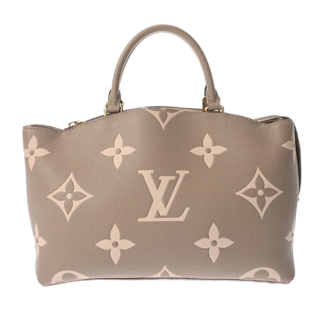 LOUIS VUITTON PETITE PALAIS PM 2WAY MONOGRAM: LOUIS VUITTON Petite Palais PM 2WAY Monogram Brand: LOUIS VUITTON Type: Handbag Material: leather Color: Tourterelle/Creme Size: H:about 7.9inch (Center) W:about 11.0inch D:about 4.7inch Shoulder: