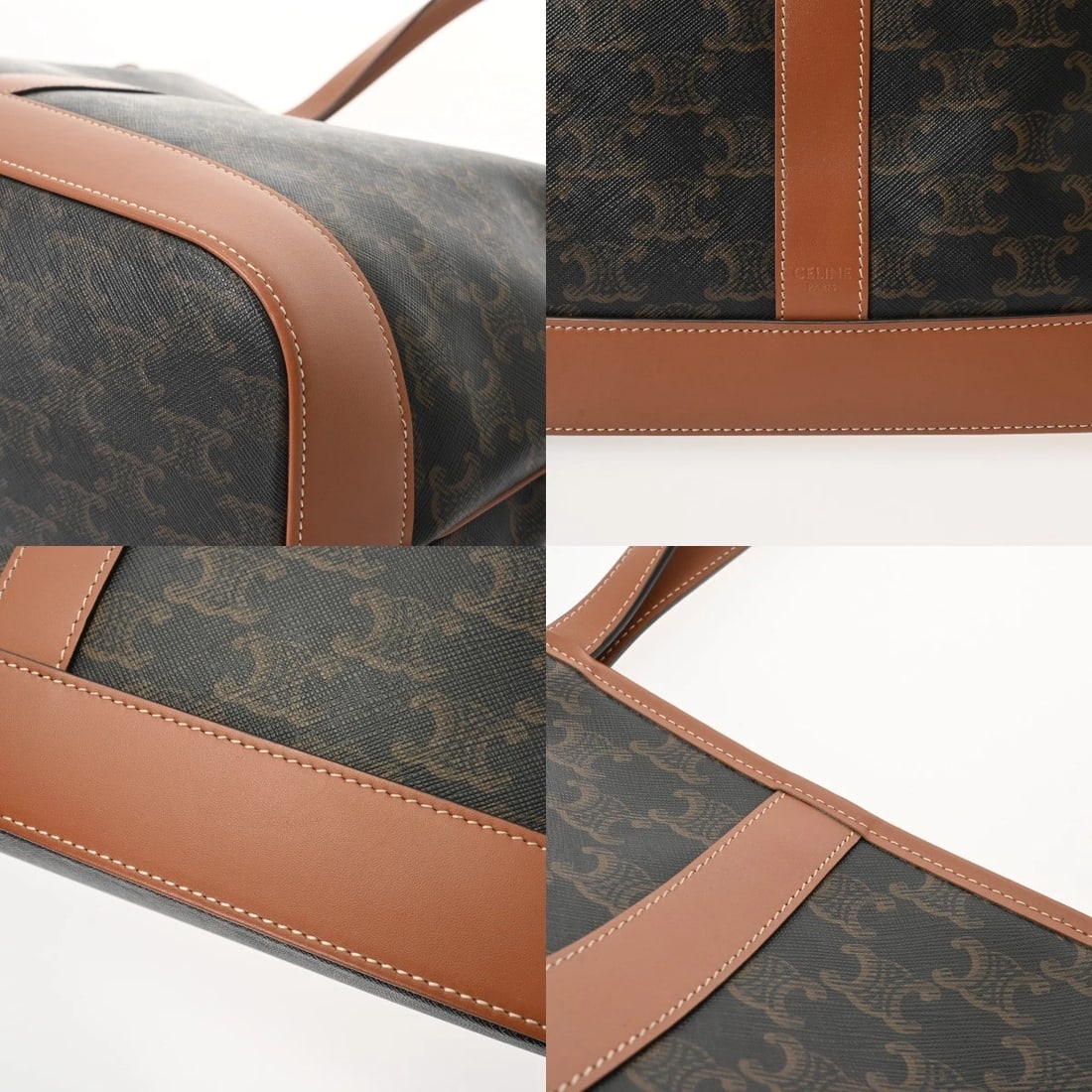 CELINE MEDIUM HIPPO TAN TOTE BAG - 6