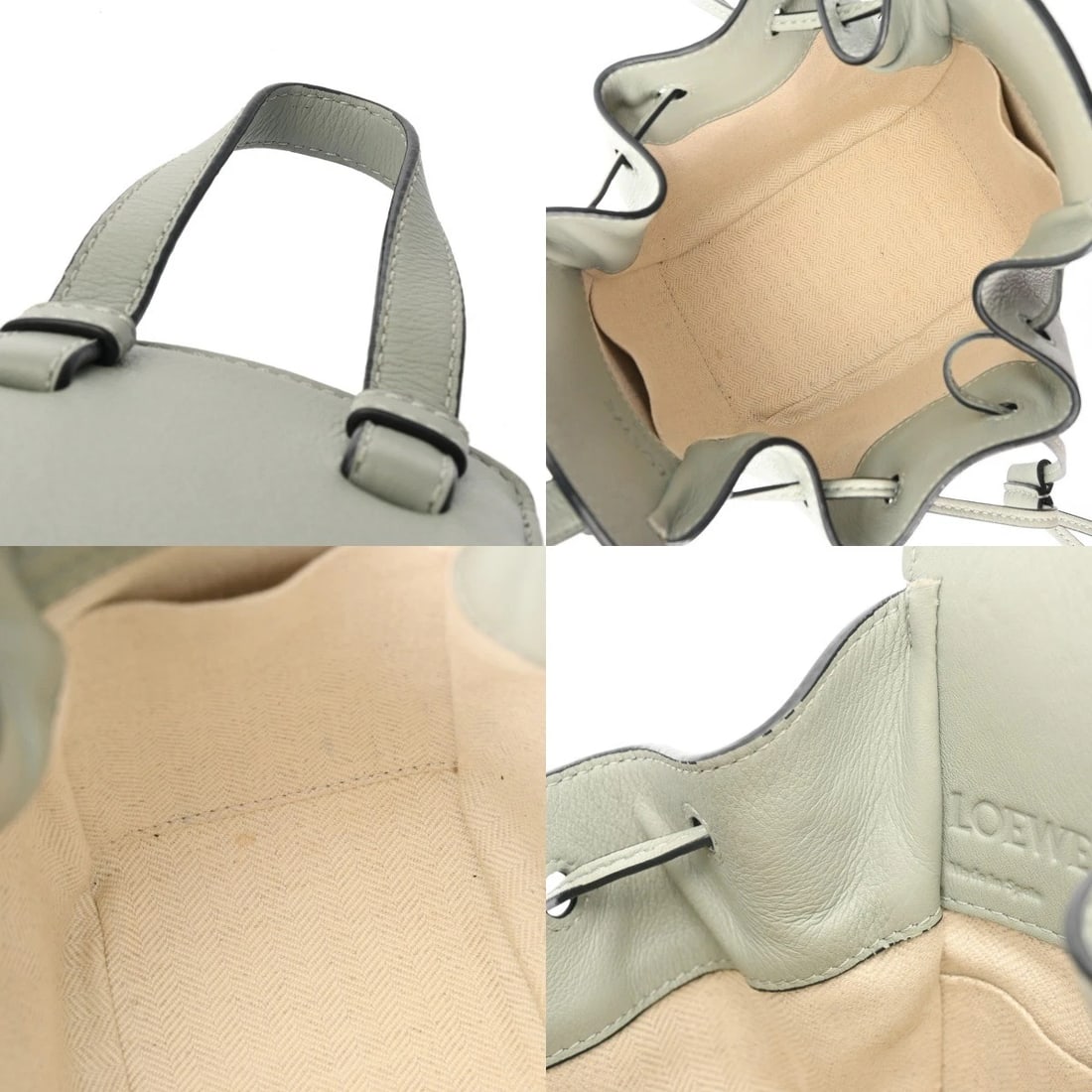 LOEWE MINI HAMMOCK DRAWSTRING BAG - 9