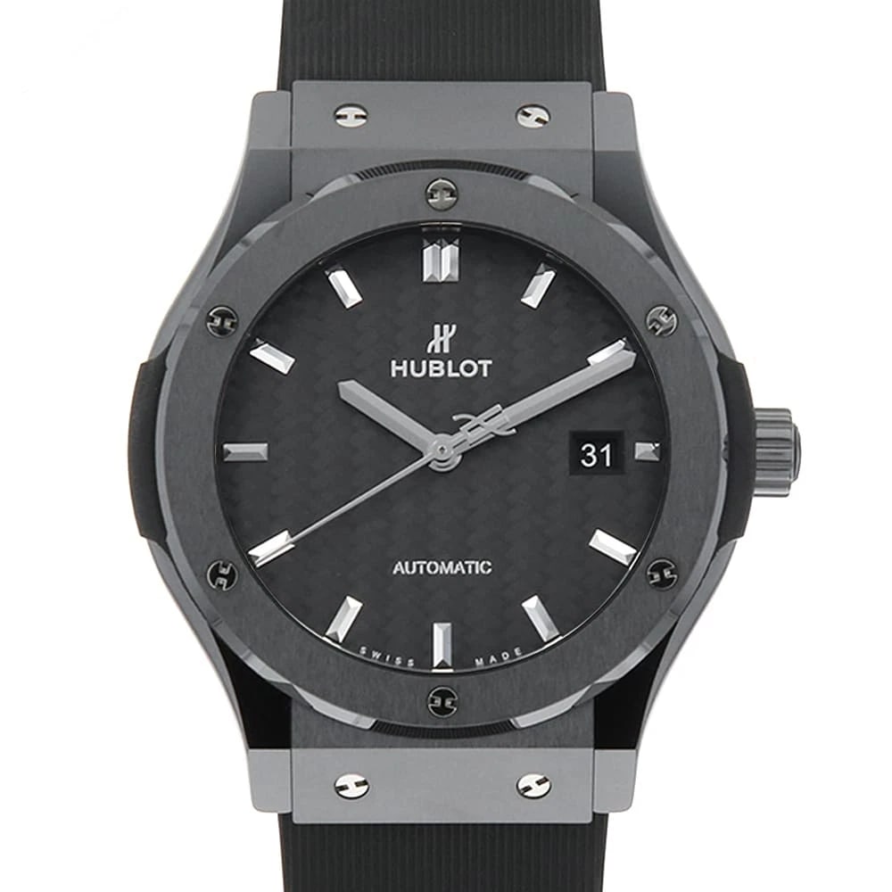 HUBLOT CLASSIC FUSION BLACK CERAMIC WATCH (1 of 3)