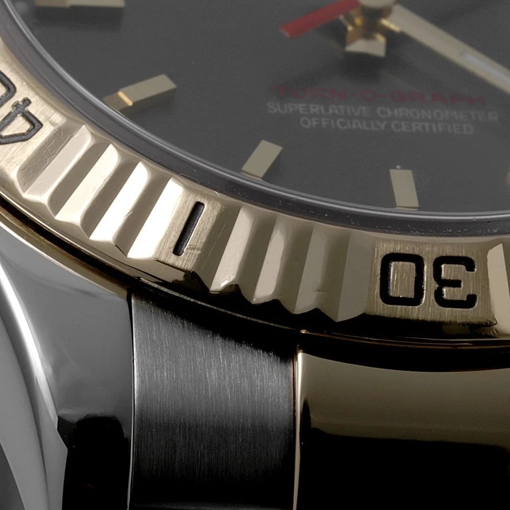 ROLEX TERNOGRAPH GRAY WATCH - 4