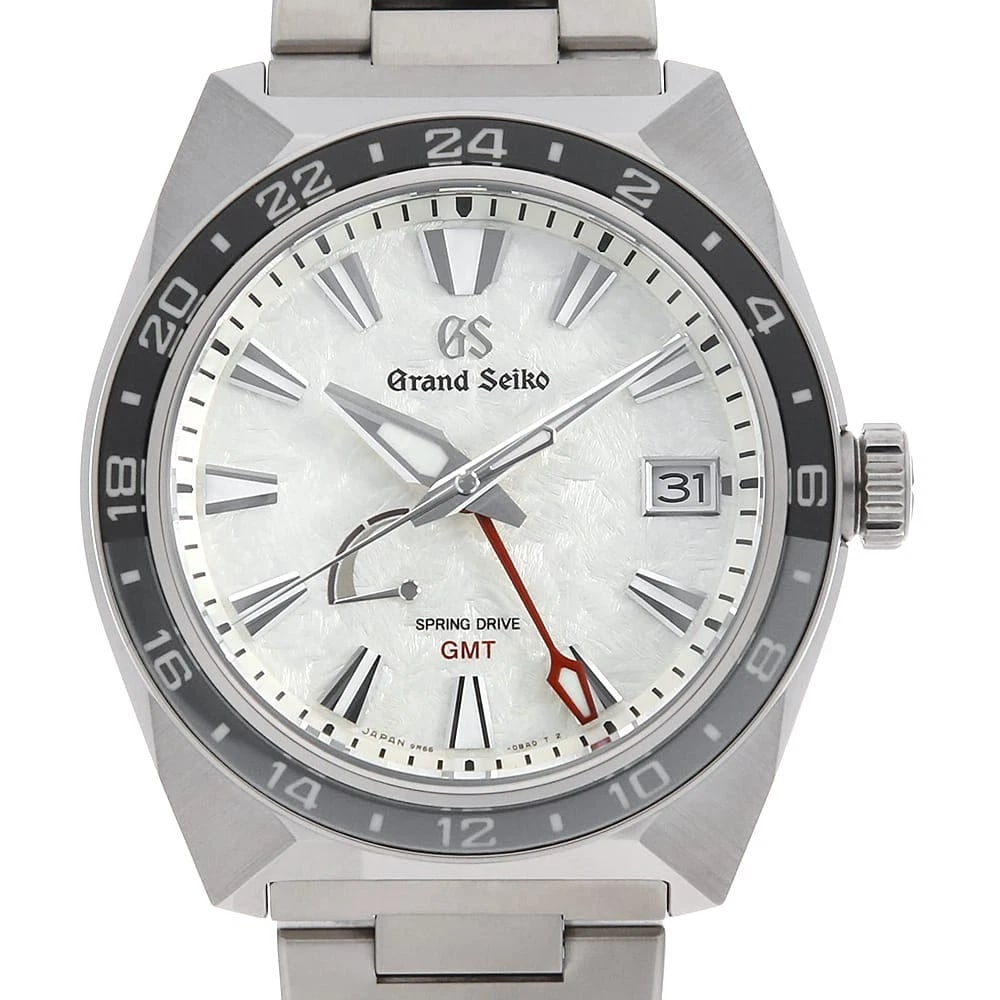 GRAND SEIKO SPORT WATCH: Grand Seiko Sport Watch Brand: Grand Seiko Type: Wrist watch Material: Band Material Bright Titanium, Case Material Bright Titanium Color: Dial Color White Size: Case:W44mm Circumference of