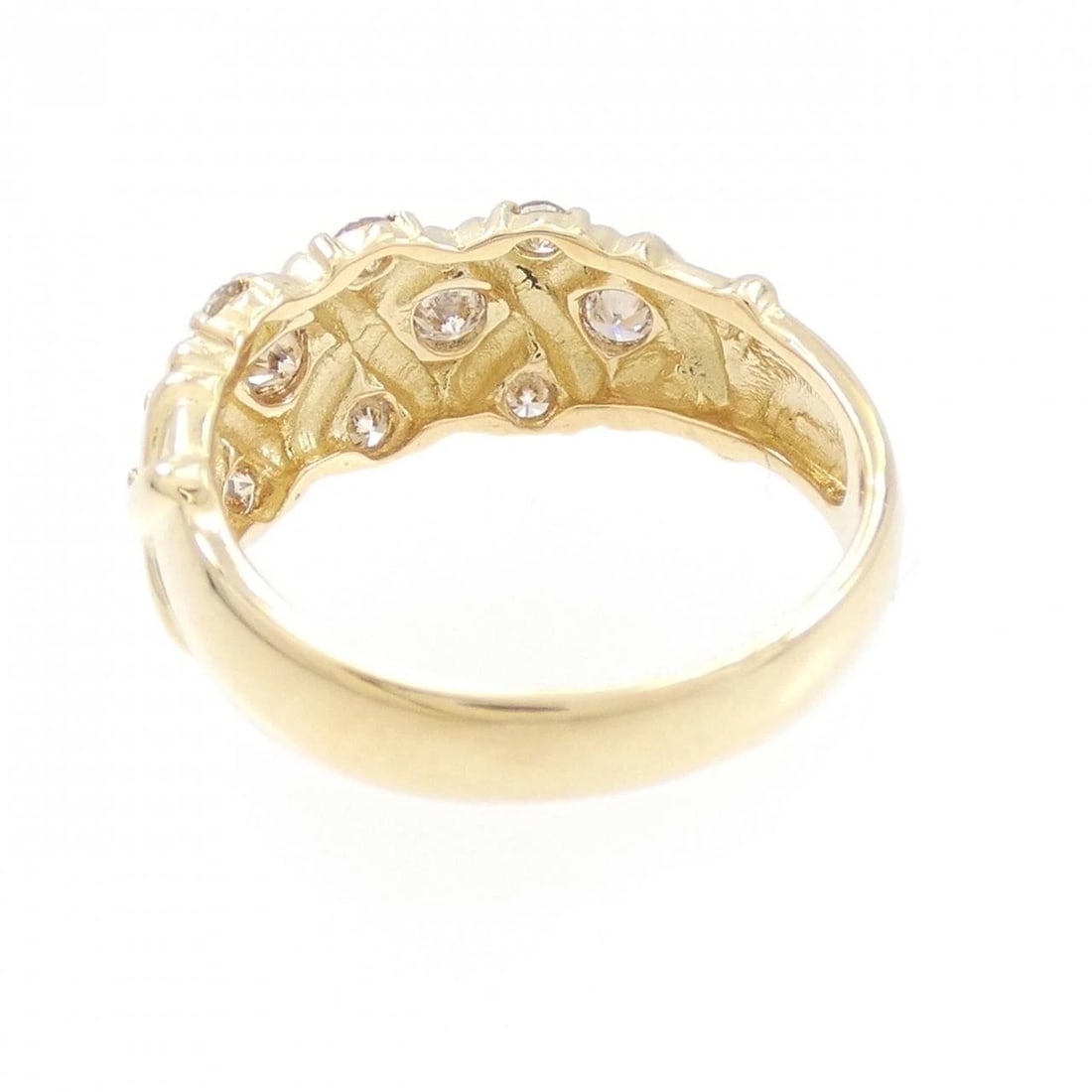 K18YG DIAMOND RING - 2