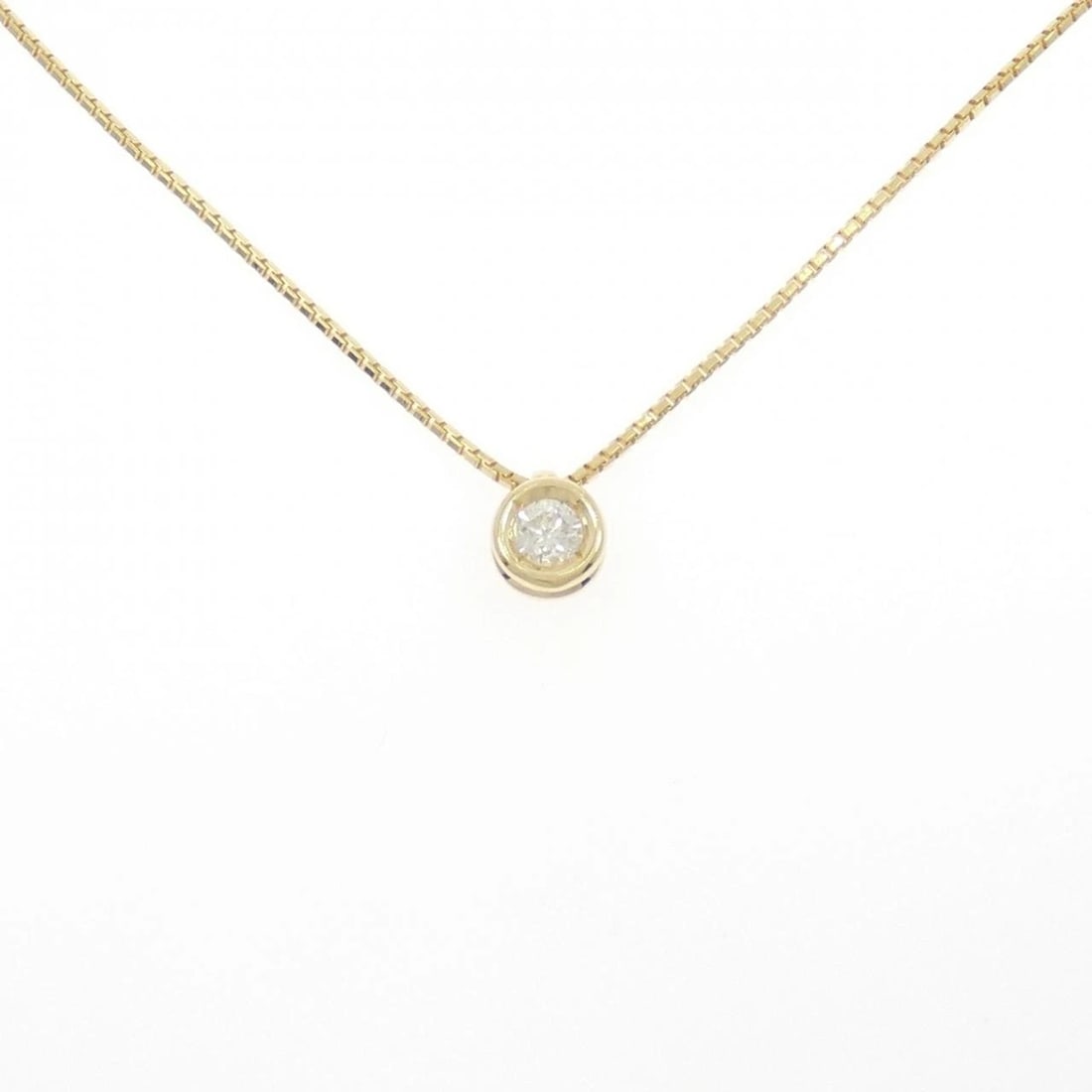 K18YG DIAMOND NECKLACE: K18YG Diamond Necklace Brand: Unbranded Type: Diamond Necklace Material: K18 yellow gold, Main Stone/Creation Natural Color: Yellow Gold Size: 40cmActual Size Pendant length approx. x width