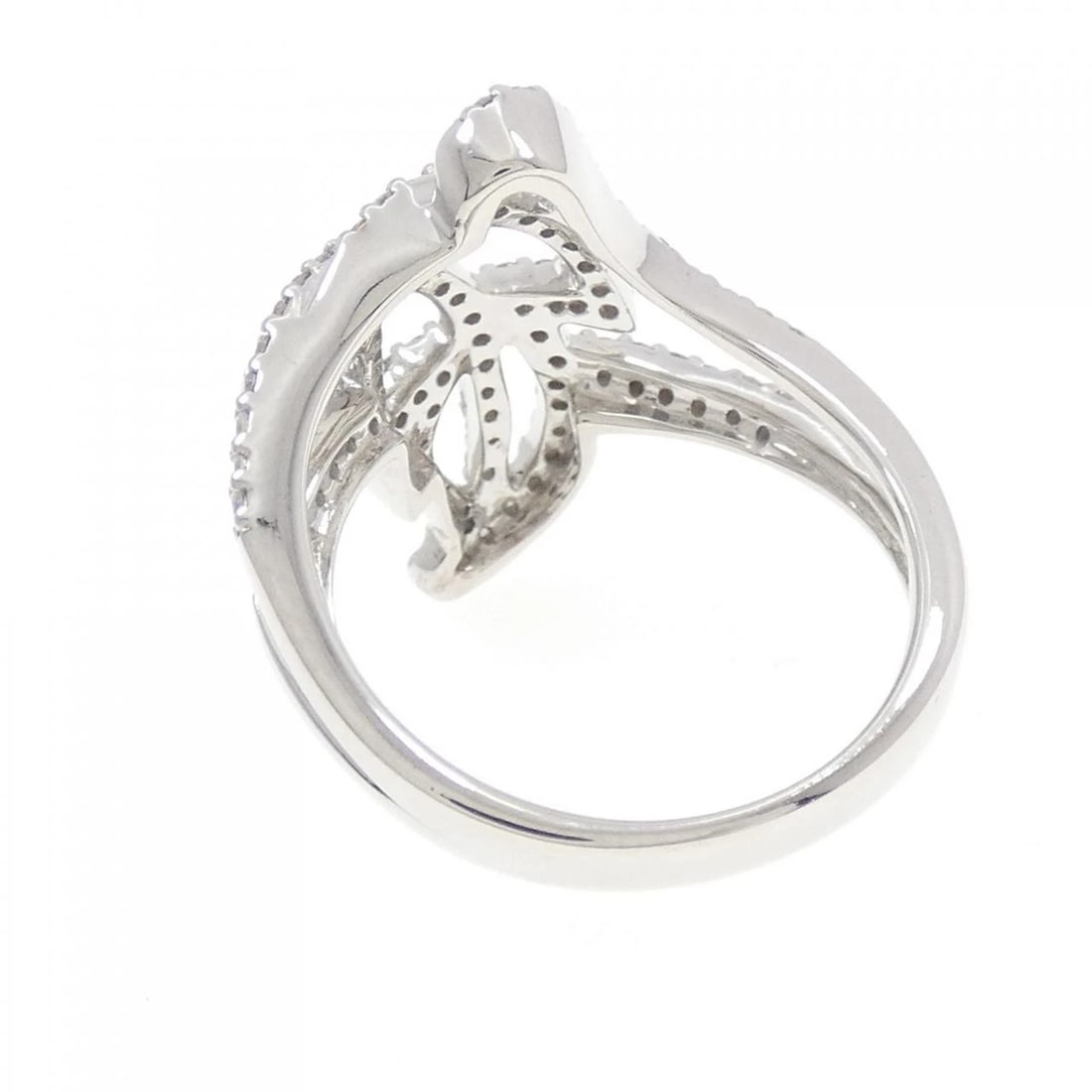 K18WG DIAMOND RING - 2