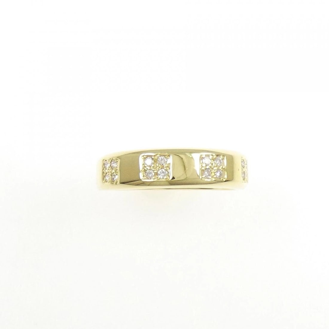 K18YG DIAMOND RING - 2