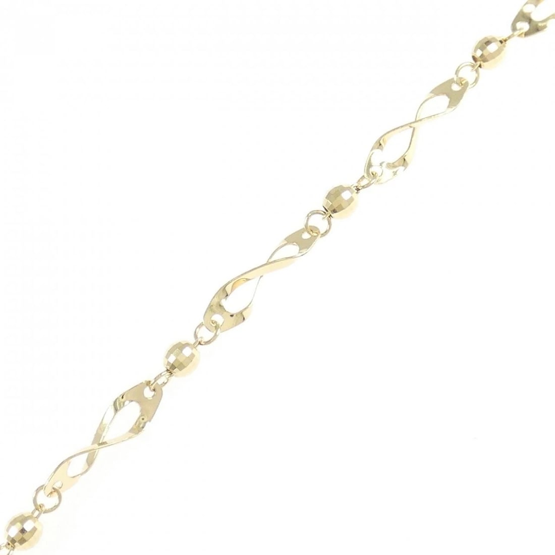 K18YG BRACELET: K18YG bracelet Brand: Unbranded Type: bracelet Material: K18 yellow gold, Color: Yellow Gold Size: 18cmActual Size Max width approx: 3.3mm Accessories: None Accessories Notice: When