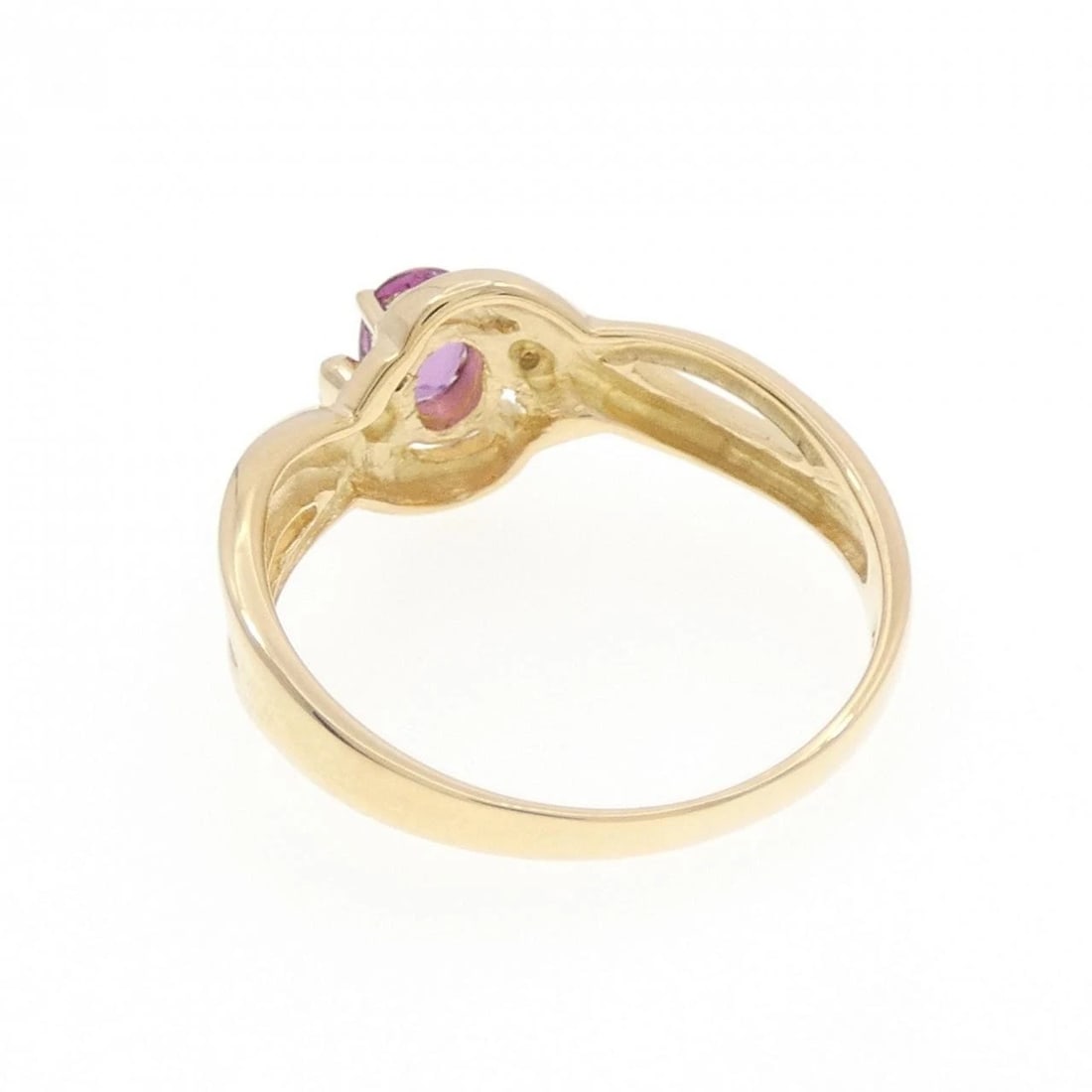 18K YELLOW GOLD RUBY RING - 2