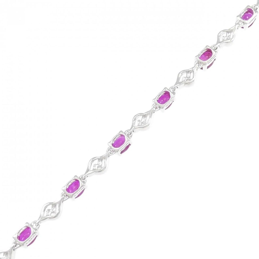 K18WG RUBY BRACELET - 2