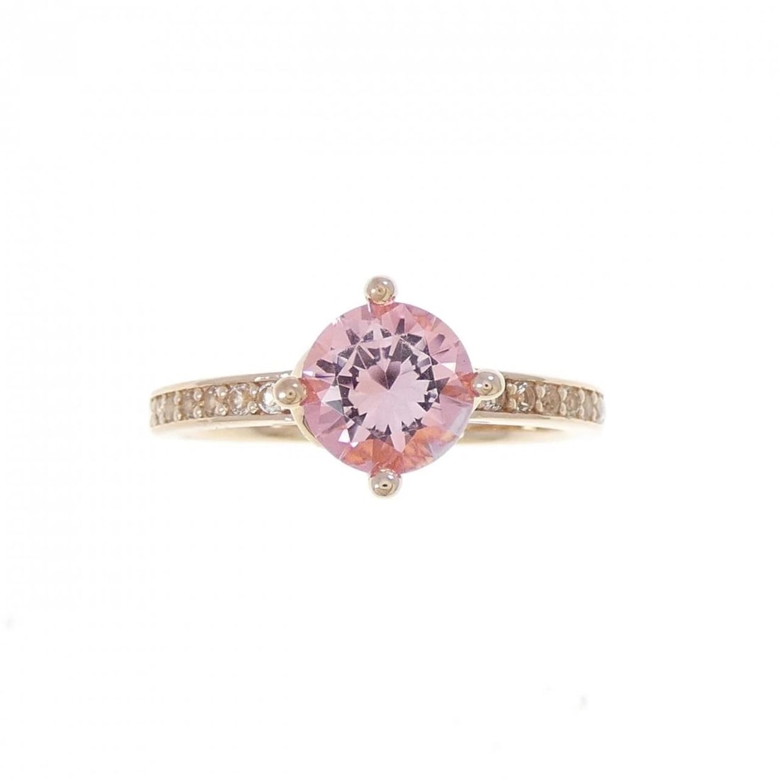 K18PG TOPAZ RING: K18PG Topaz Ring Brand: Unbranded Type: Topaz Ring Material: K18 Pink Gold, Main Stone/Creation Topaz Color: Pink Gold Size: US6 1/4 Accessories: None Accessories Notice: When purchasing