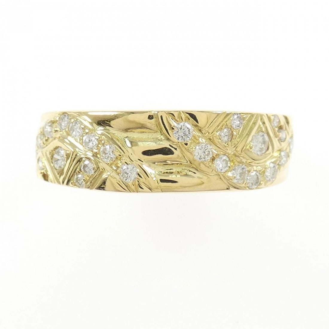 750YG DIAMOND RING - 2