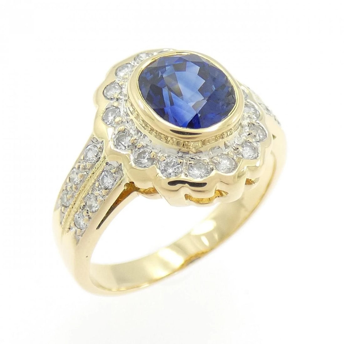 18KYG/18KWG SAPPHIRE RING (1 of 2)