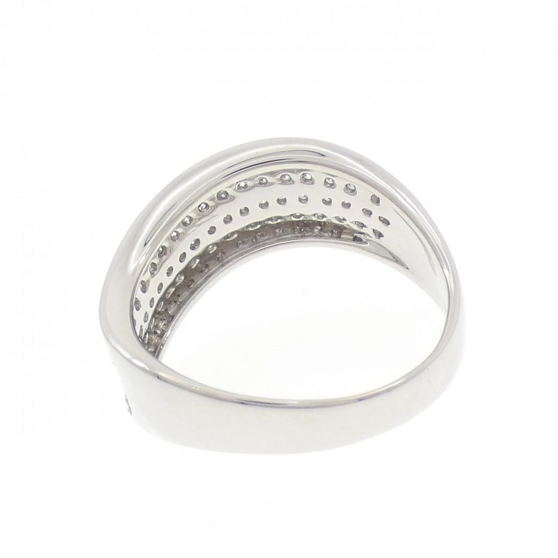 PT900 PAVE DIAMOND RING - 2