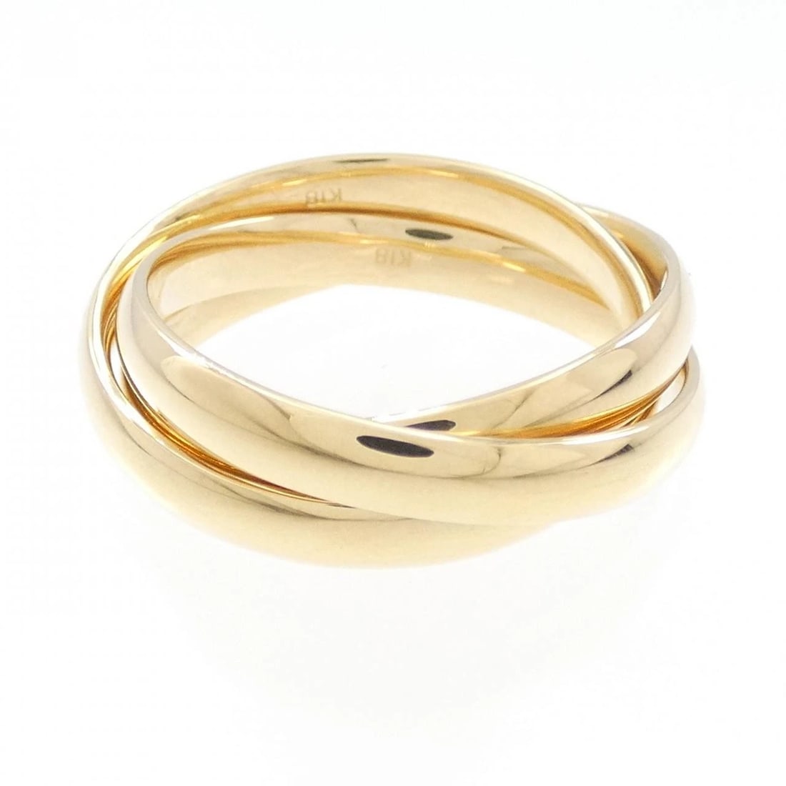 K18YG RING: K18YG ring Brand: Unbranded Type: Ring Material: K18 yellow gold, Color: Yellow Gold Size: US7 Accessories: None Accessories Notice: When purchasing pre-owned goods, please refer to the ph