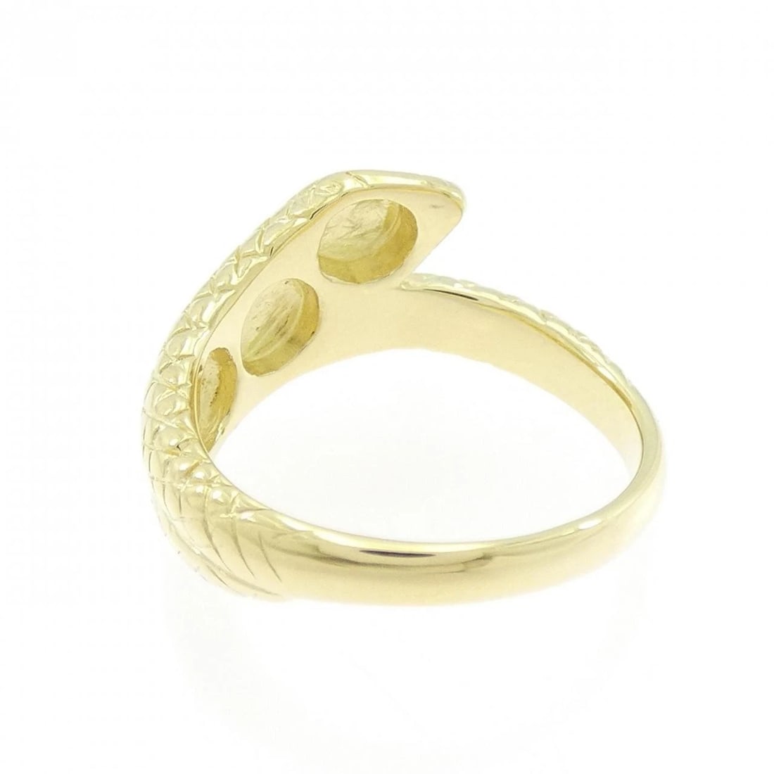K18YG SNAKE RING - 2