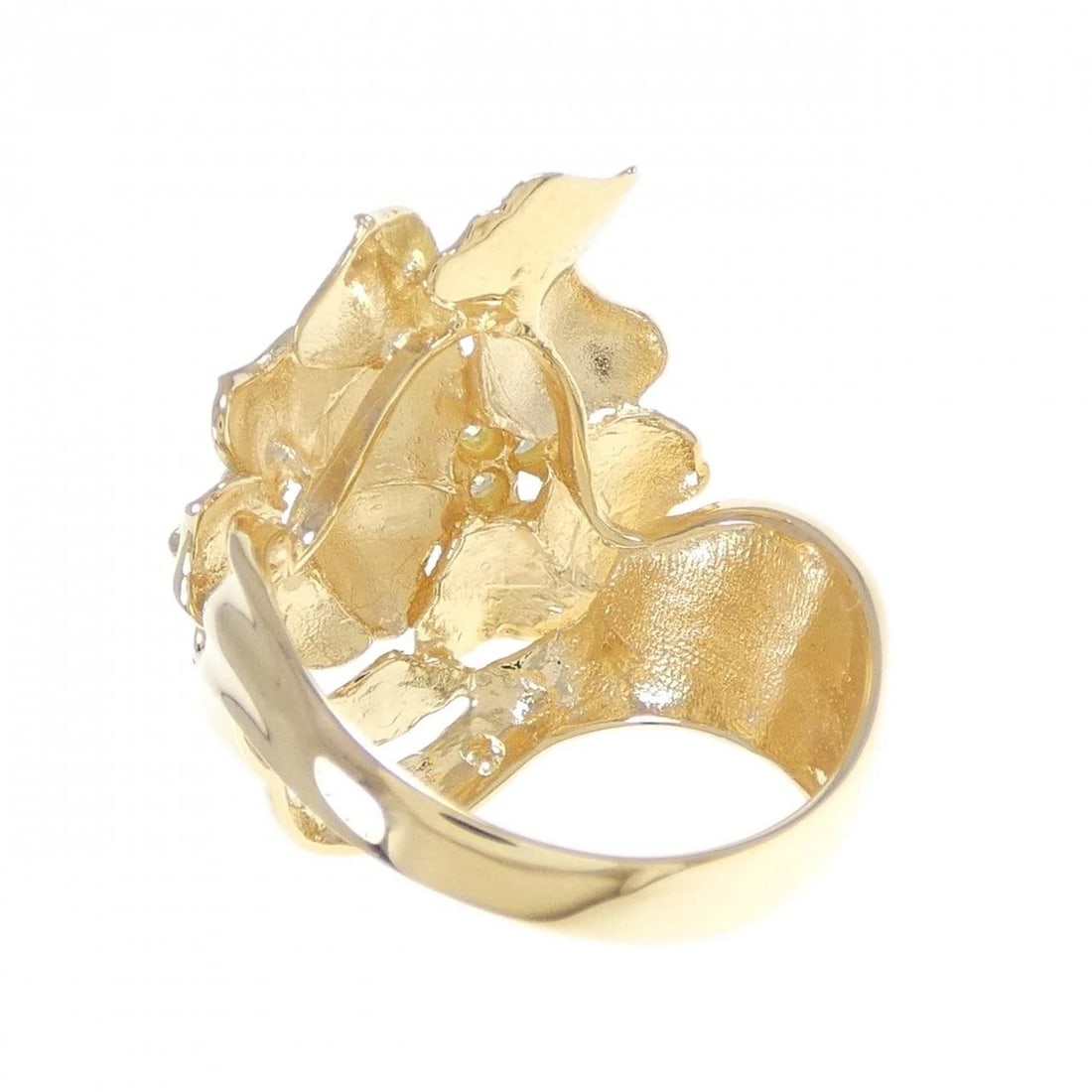 K18YG DIAMOND RING - 2