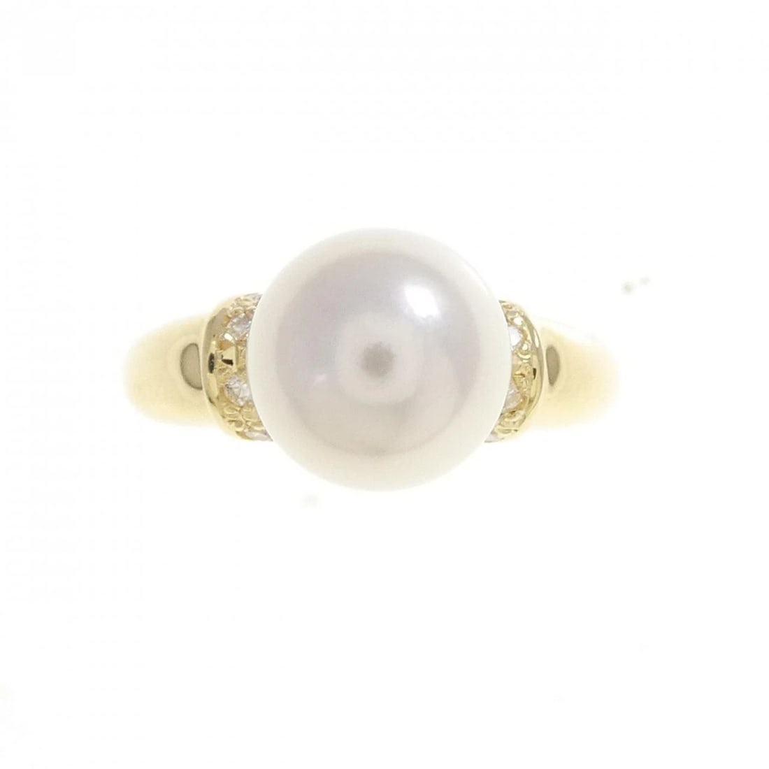 18K YELLOW GOLD AKOYA PEARL RING (1 of 2)