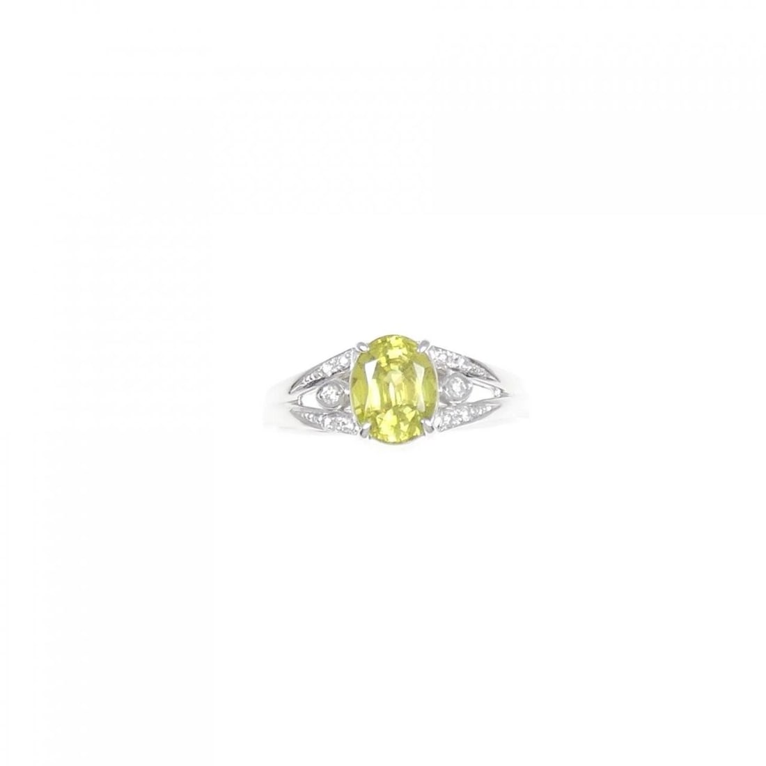 K18WG SPHENE RING - 2