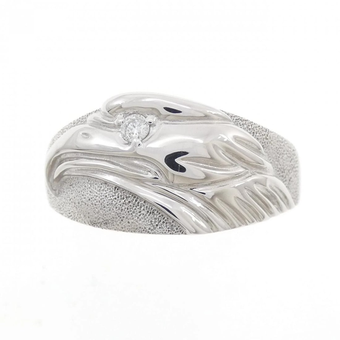 K10WG DIAMOND RING: K10WG Diamond Ring Brand: Unbranded Type: Diamond ring Material: K10 white gold, Main Stone/Creation Natural Color: White Gold Size: US13 Accessories: None Accessories Notice: When purchasing