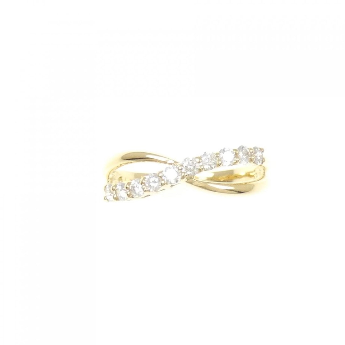 K18YG DIAMOND RING - 2