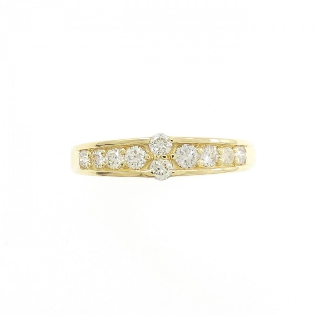 K18YG DIAMOND RING - 2