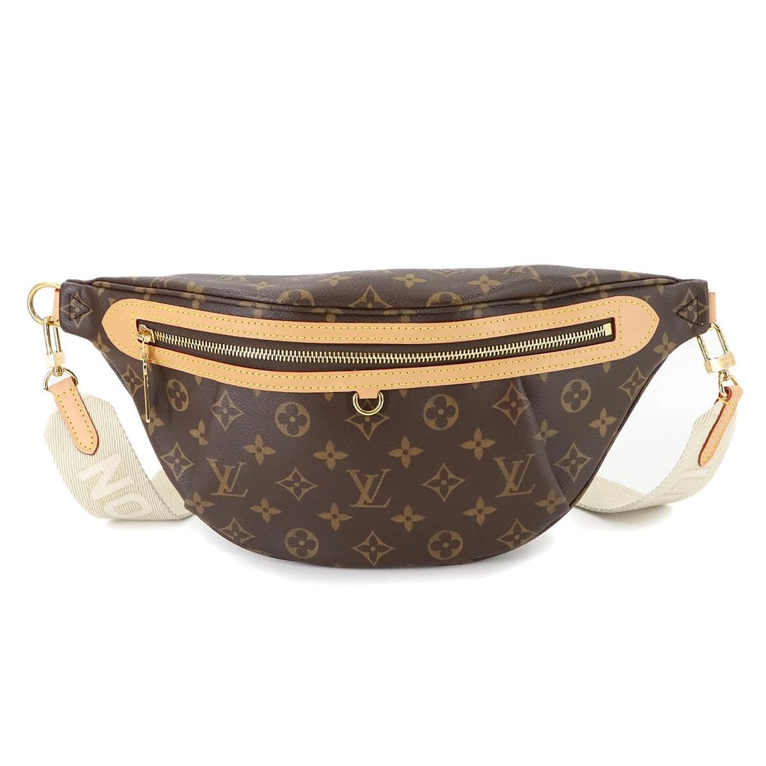 LOUIS VUITTON MONOGRAM HIGH RISE BODY BAG: LOUIS VUITTON Monogram High Rise Body Bag Brand: LOUIS VUITTON Type: Body Bag Material: Monogram Canvas Color: Monogram Size: W 14.96 inch, H 7.09 inch, D 3.15 inch Accessories: None Acces