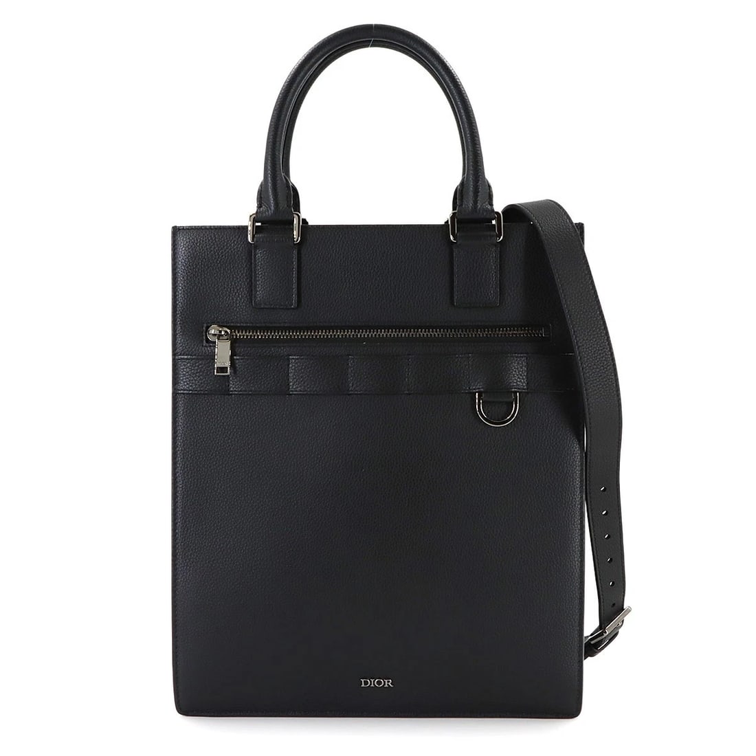 CHRISTIAN DIOR SAFARI TOTE BAG LEATHER BLACK: Christian Dior Safari Tote Bag Leather Black Brand: Christian Dior Type: Tote Bag Material: Leather Color: Black Size: W 11.02 inch, H 13.19 inch, D 3.35 inch Accessories: None Accessories
