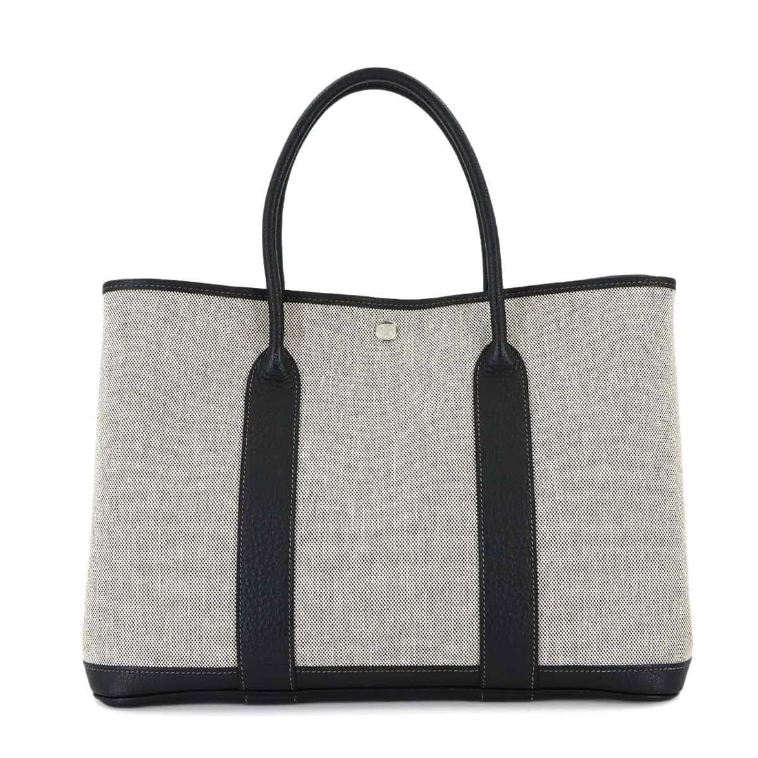 HERMES GARDEN PARTY PM TOTE BAG TOILE H NEGONDA BLACK: HERMES Garden Party PM Tote Bag Toile H Negonda Black Brand: HERMES Type: Tote Bag Material: Toile H , Negonda Color: Black , Gray Size: W 14.17 inch, H 10.24 inch, D 7.09 inch Accessories: