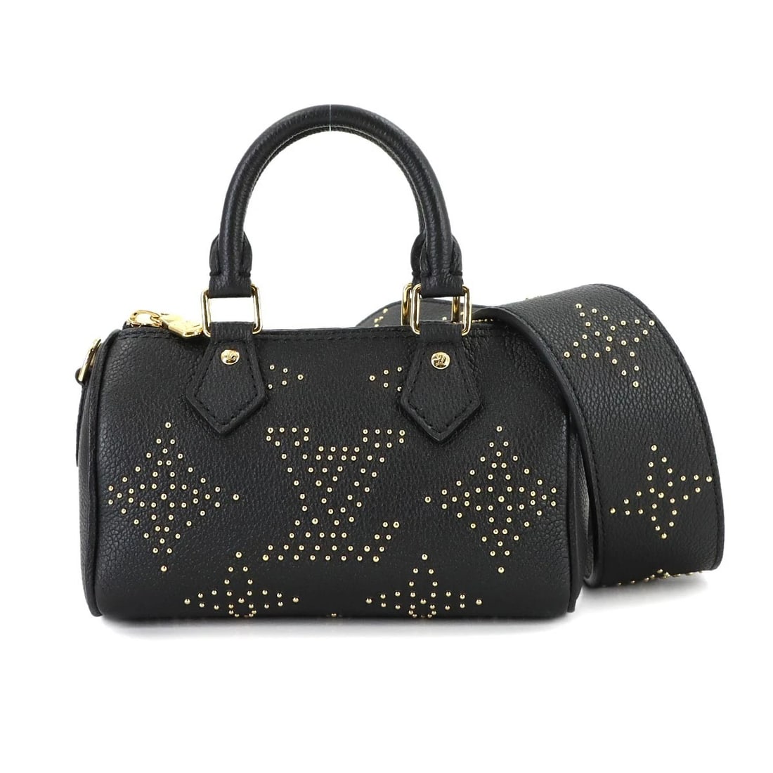 LOUIS VUITTON MONOGRAM EMPREINTE NANO SPEEDY HAND SHOULDER BAG (1 of 5)