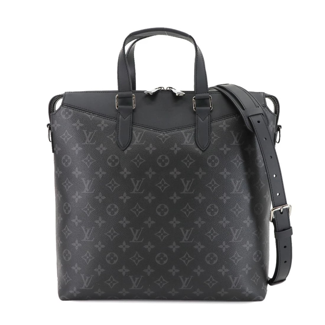 LOUIS VUITTON MONOGRAM ECLIPSE FRAGMENT EXPLORER 2WAY BAG (1 of 5)