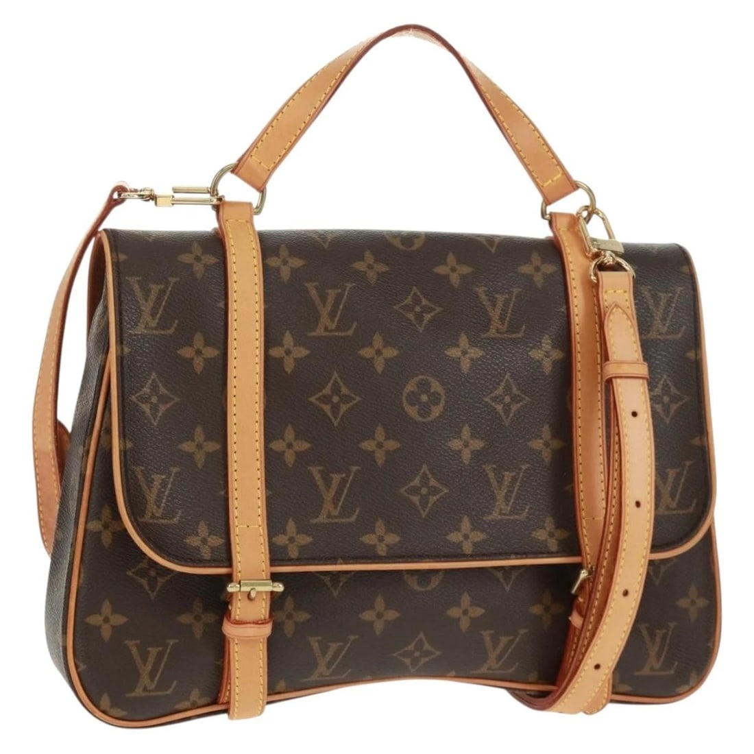 LOUIS VUITTON MONOGRAM MARELLE SAC A DOS SHOULDER BAG: LOUIS VUITTON Monogram Marelle Sac A Dos Shoulder Bag Brand: LOUIS VUITTON Type: Shoulder Bag Material: Monogram Canvas Color: Monogram Size: W12.2 x H8.7 x D2.4inch(Approx) Accessories: None