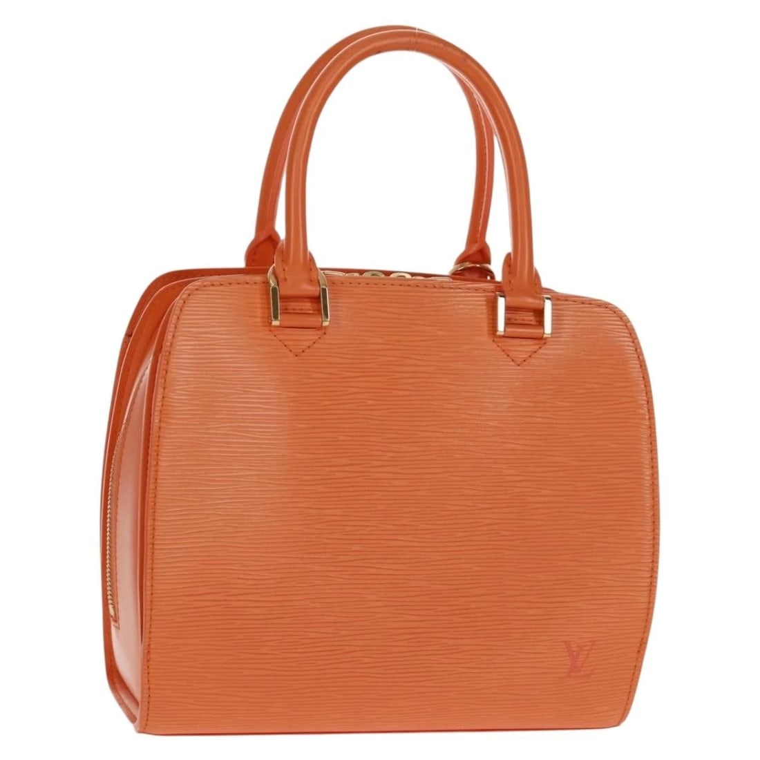 LOUIS VUITTON EPI PONT NEUF HAND BAG ORANGE MANDARIN (1 of 9)