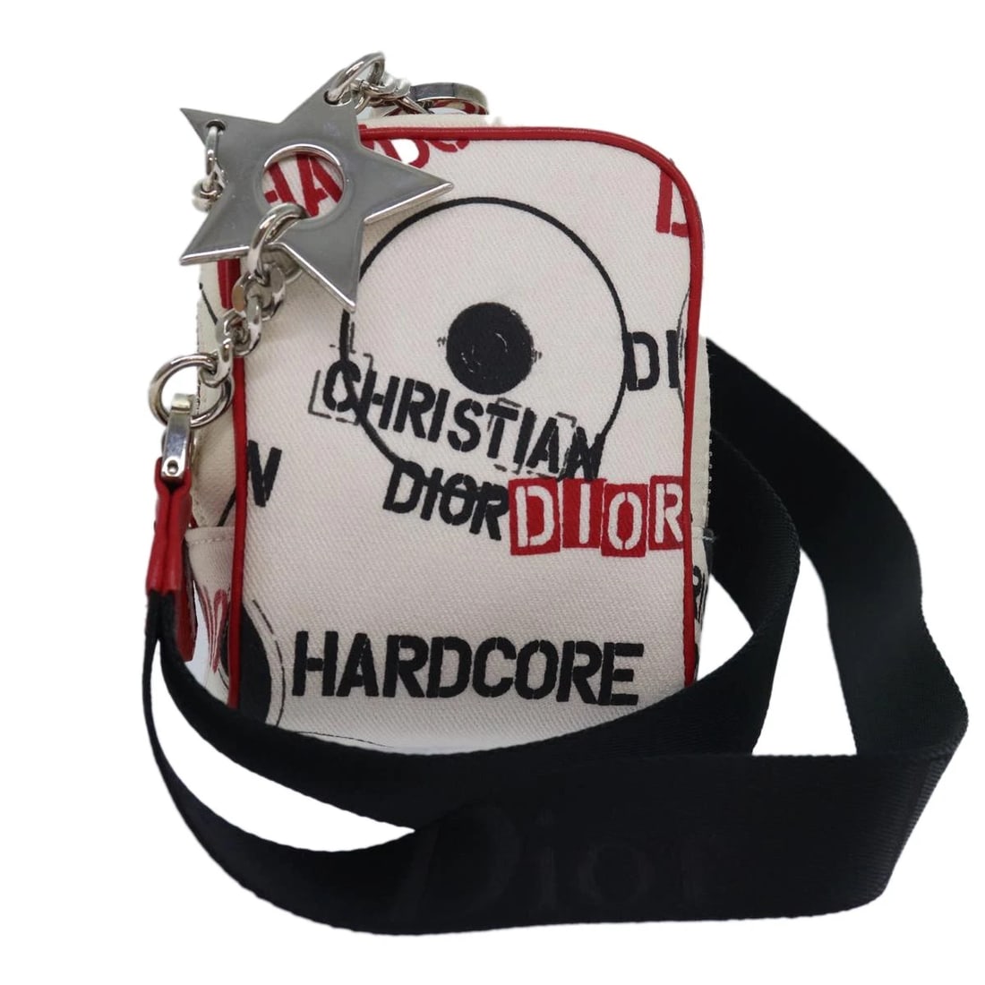 CHRISTIAN DIOR HARDCORE POUCH CANVAS WHITE (1 of 9)