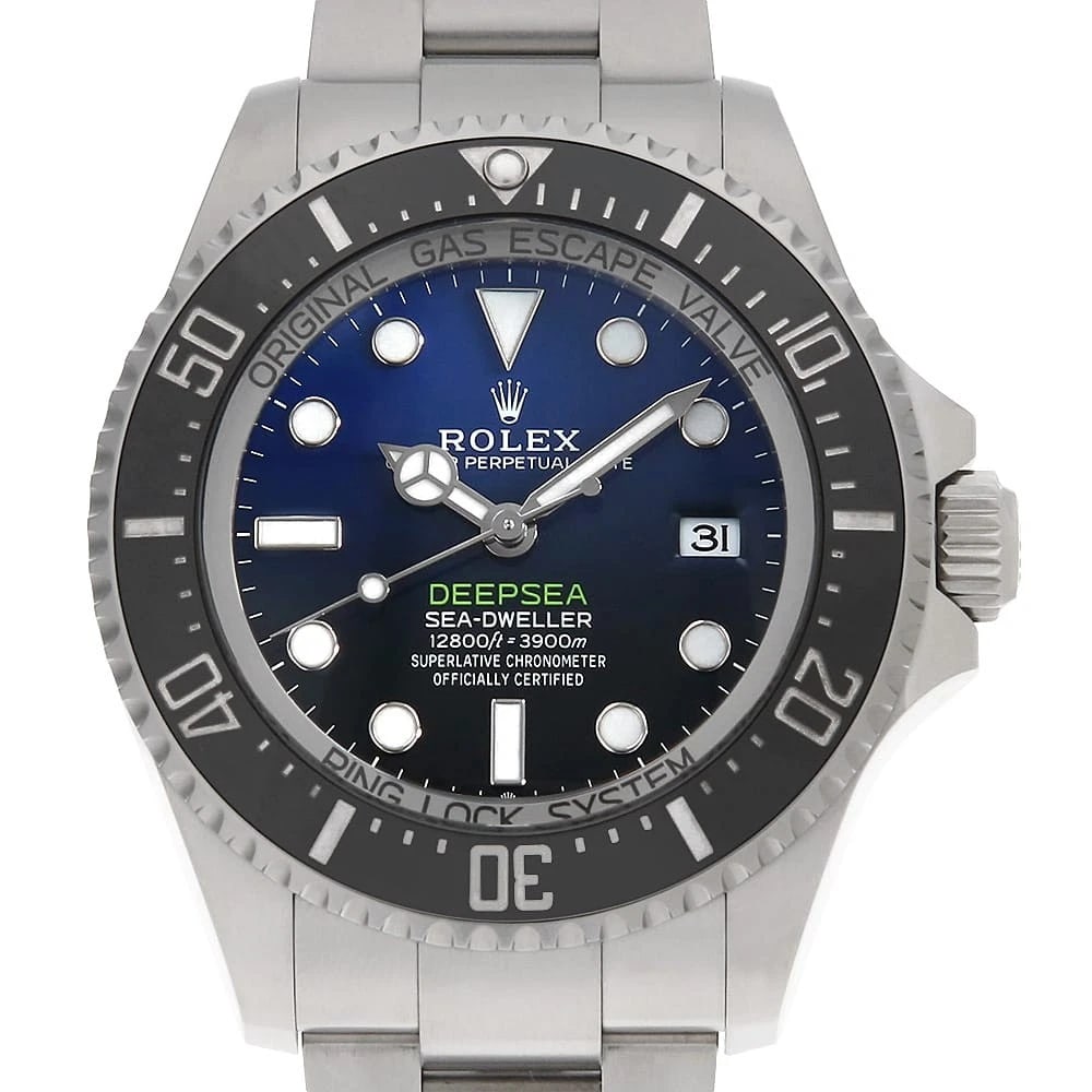 ROLEX DEEP SEA BLUEDWELLER WATCH: ROLEX Deep Sea BLUEDWELLER Watch Brand: ROLEX Type: Wrist watch Material: Band Material Stainless Steel, Case Material Stainless Steel Color: Dial Color Blue Size: Case:W44mm Circumference of