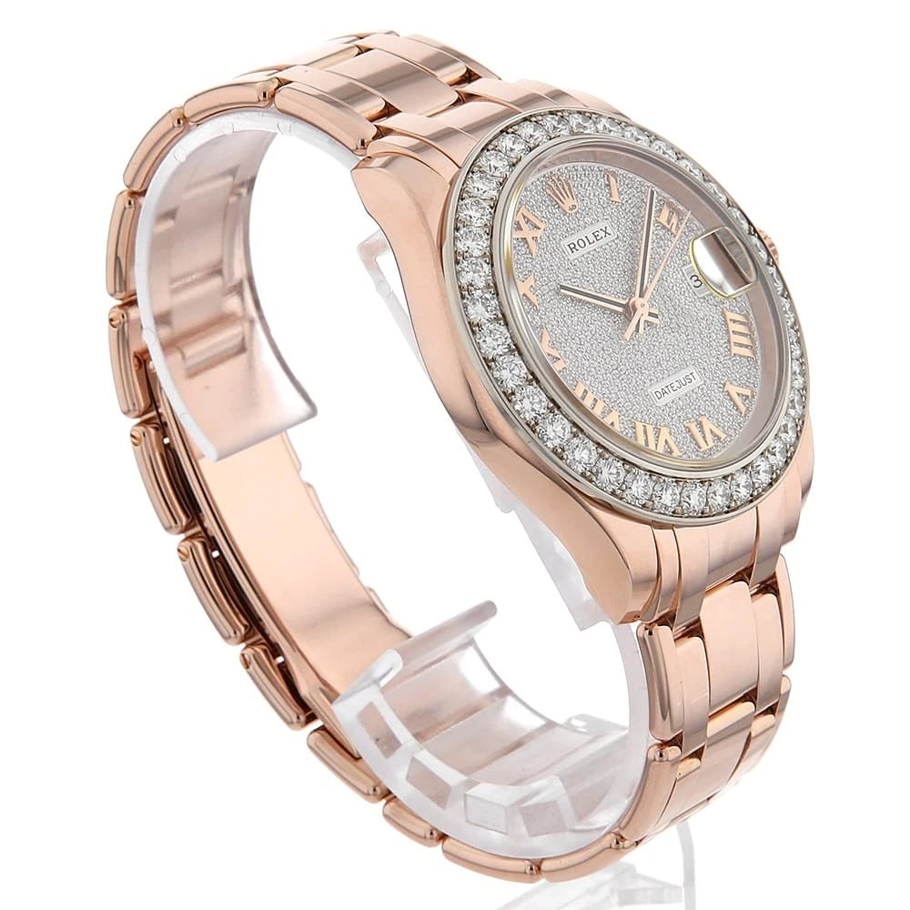 ROLEX DATEJUST DIAMONDS WATCH - 3