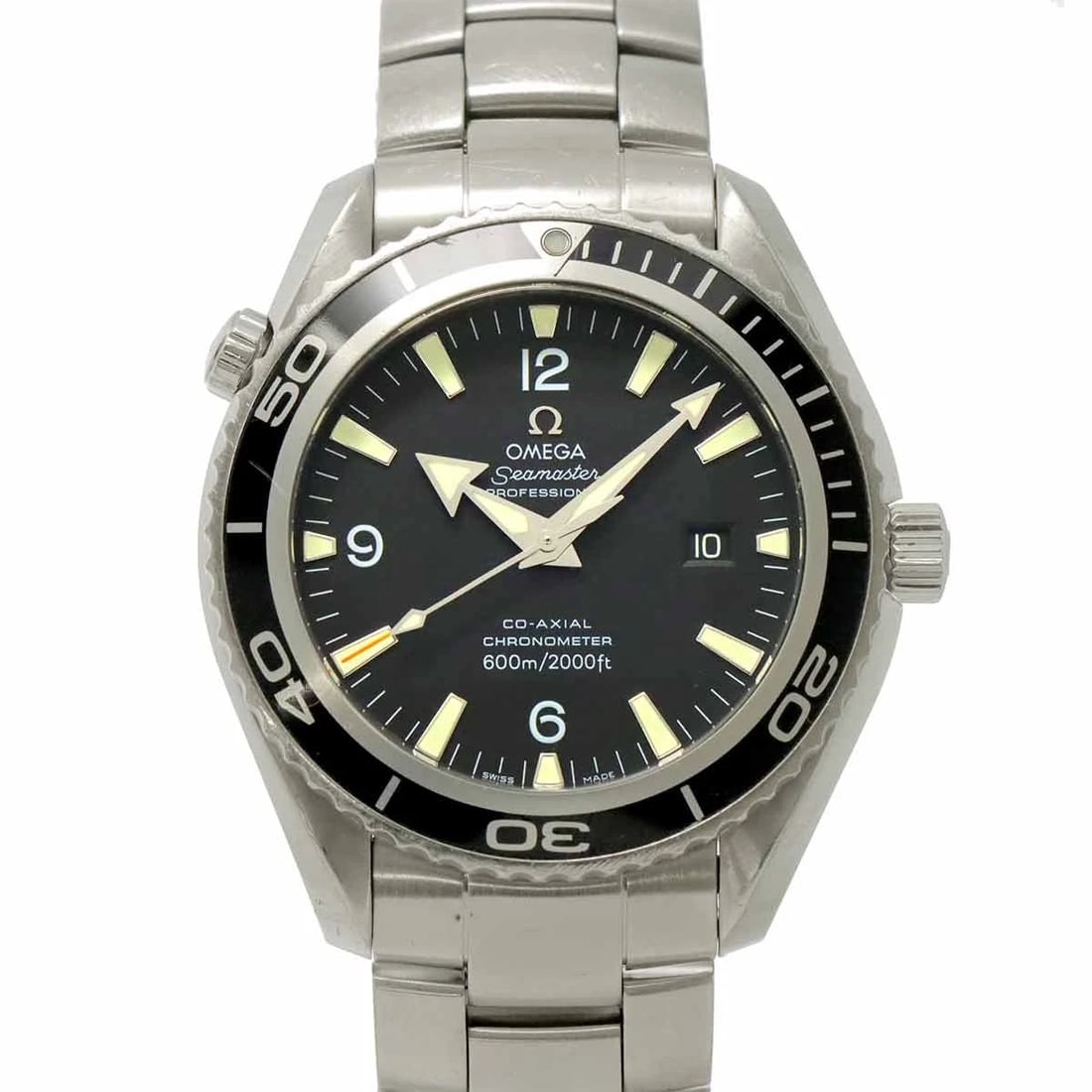 OMEGA SEAMASTER PLANET OCEAN BLACK WATCH: OMEGA Seamaster Planet Ocean Black Watch Brand: OMEGA Type: Wristwatch Material: Stainless steel Color: Dial Color black Size: Case size Length51mm(included lag) Width 45mm(not included crown)