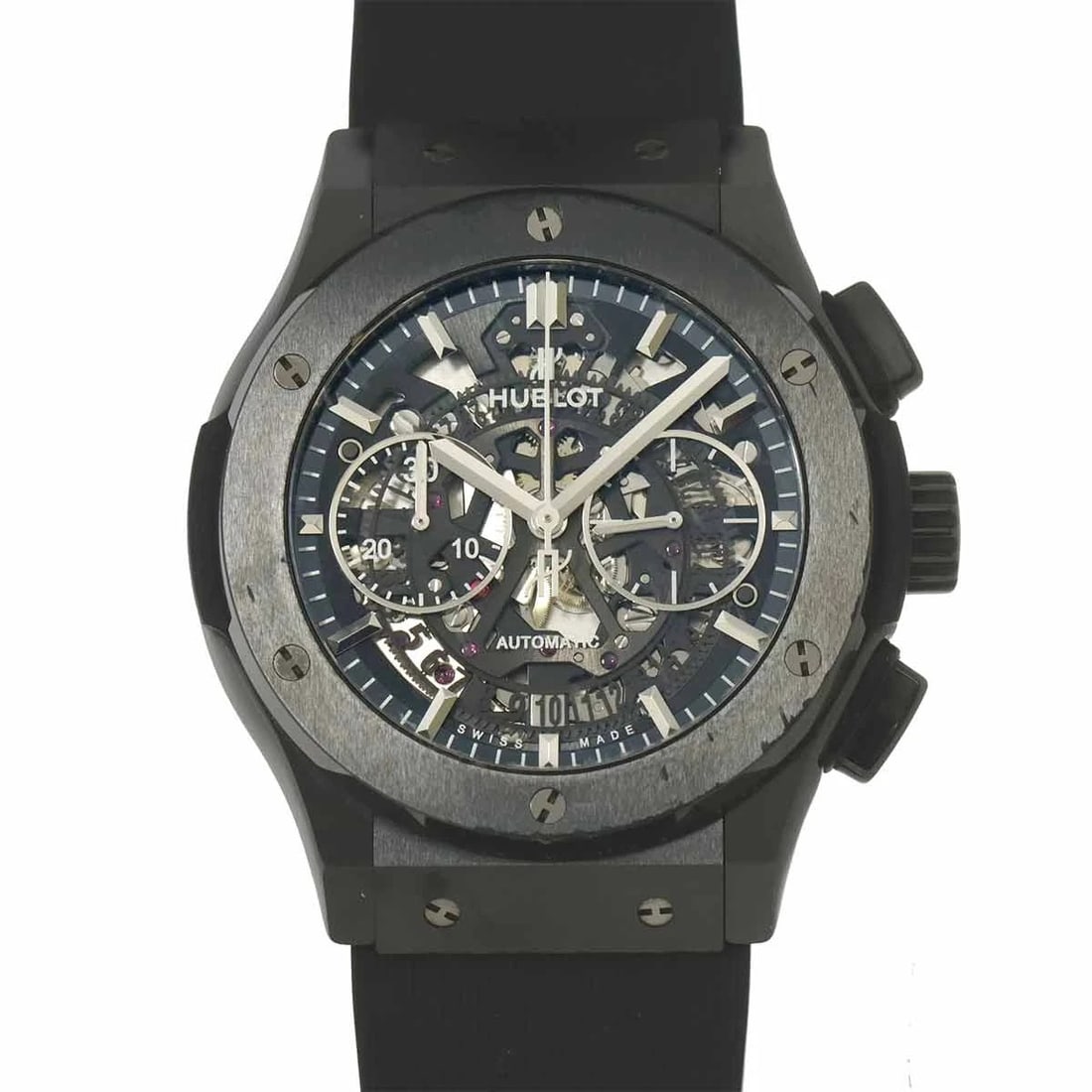 HUBLOT CLASSIC FUSION CHRONOGRAPH SKELETON WATCH WATCH (1 of 2)