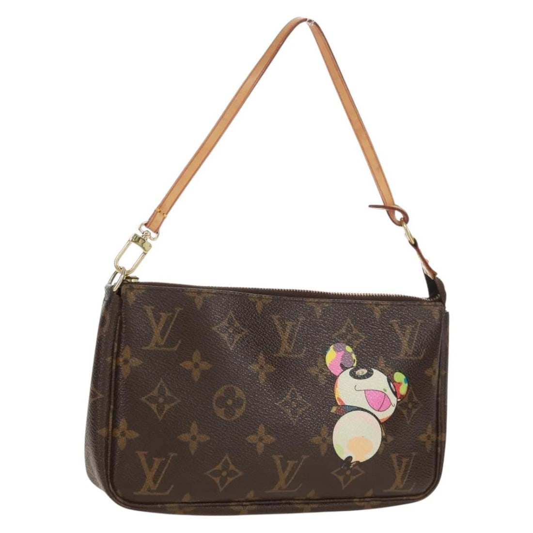 LOUIS VUITTON MONOGRAM PANDA POCHETTE ACCESSOIRES POUCH (1 of 8)