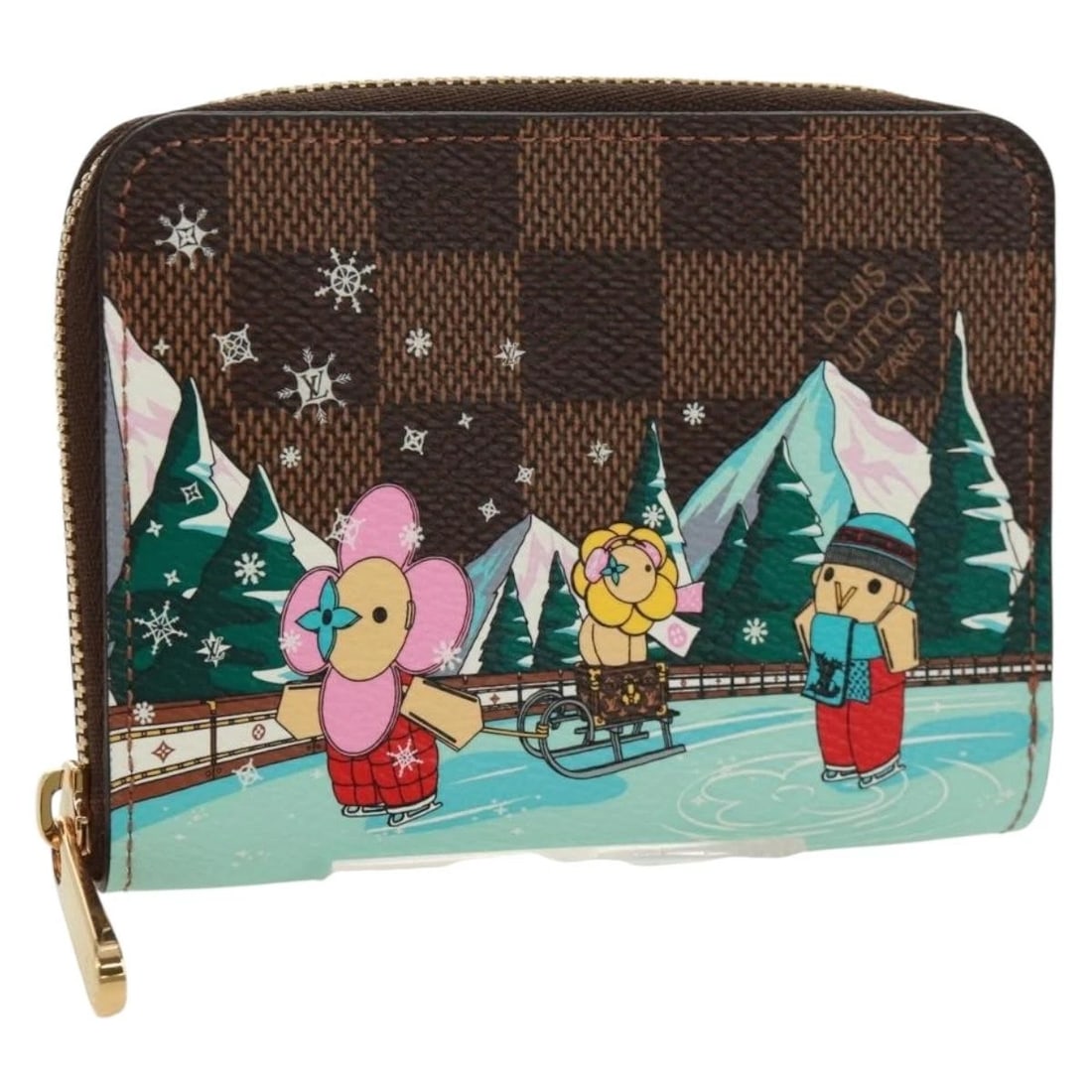 LOUIS VUITTON DAMIER EBENE ZIPPY COIN PURSE COIN PURSE (1 of 8)