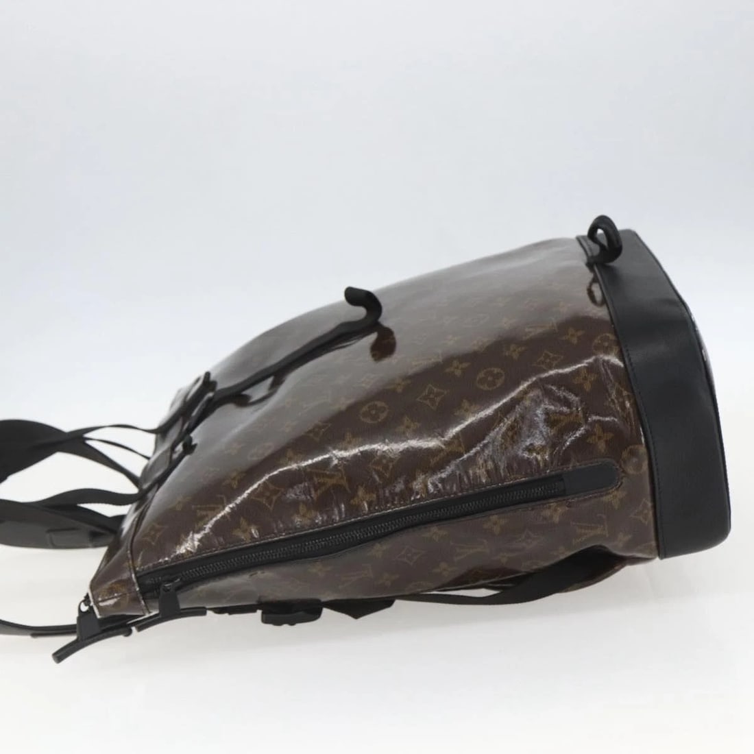 LOUIS VUITTON MONOGRAM ECLIPSE GLAZE ZIPPED TOTE BACKPACK - 3