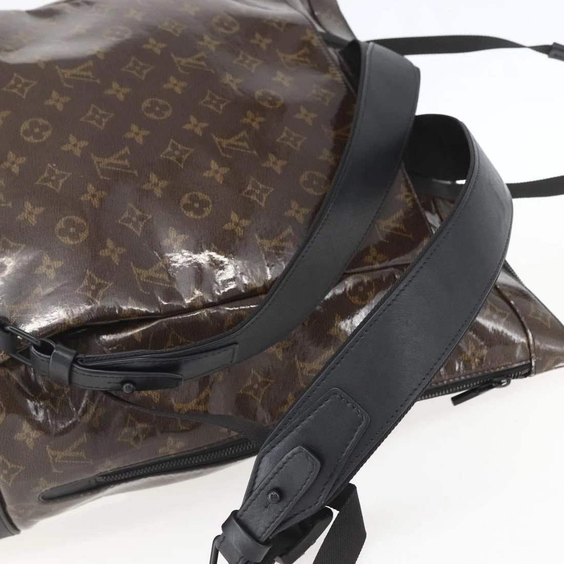 LOUIS VUITTON MONOGRAM ECLIPSE GLAZE ZIPPED TOTE BACKPACK - 8