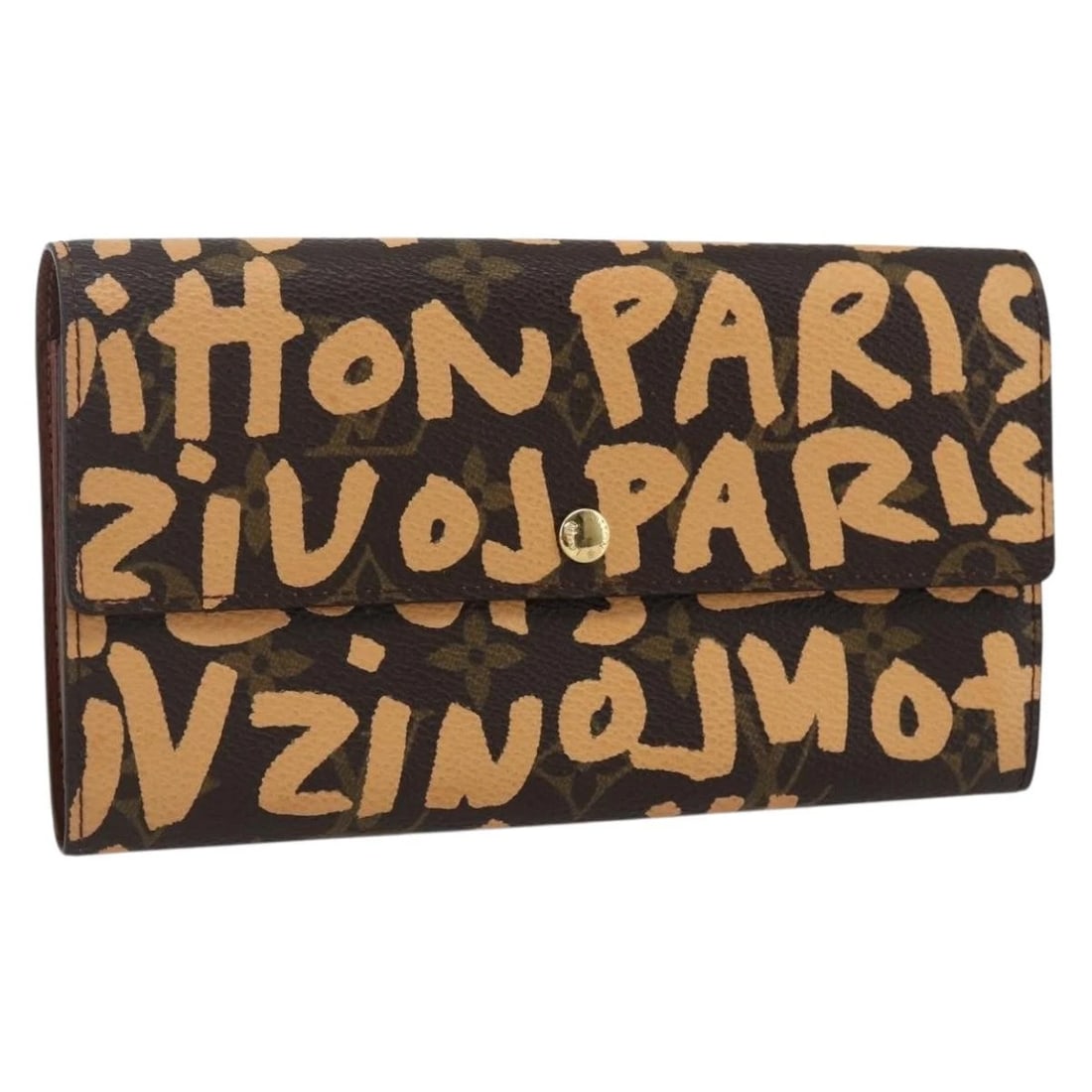 LOUIS VUITTON GRAFFITI PORTE MONNAIE CREDIT WALLET: LOUIS VUITTON Graffiti Porte Monnaie Credit Wallet Brand: LOUIS VUITTON Type: Long Wallet Material: Monogram Graffiti Canvas Color: Monogram/Orange Size: W7.5 x H4.3 x D0.8inch(Approx) Accessorie