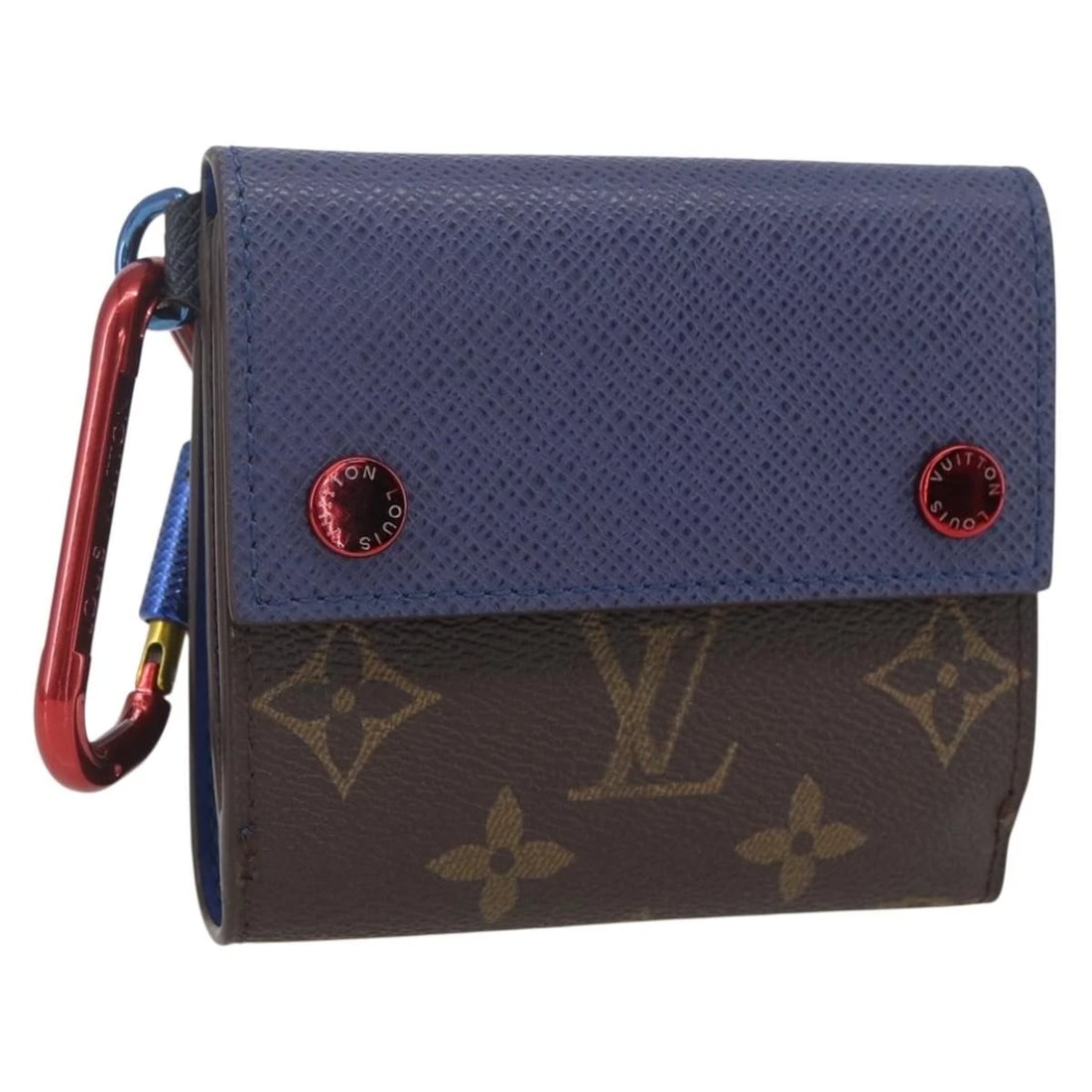 LOUIS VUITTON TAIGA COMPACT WALLET: LOUIS VUITTON Taiga Compact Wallet Brand: LOUIS VUITTON Type: Wallet Material: Monogram Canvas Color: Monogram Size: W4.1 x H3.7 x D0.8inch(Approx) Accessories: None Accessories Notice: Wh
