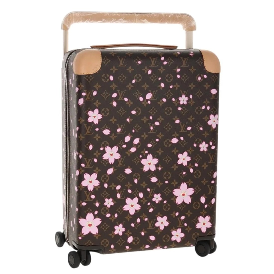 LOUIS VUITTON MONOGRAM CHERRY BLOSSOM HORIZON 55 SUITCASE (1 of 7)