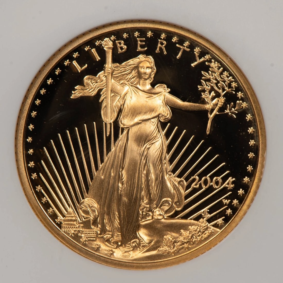 2004-W $10 1/4 OZ GOLD AMERICAN EAGLE PROOF (1 of 2)